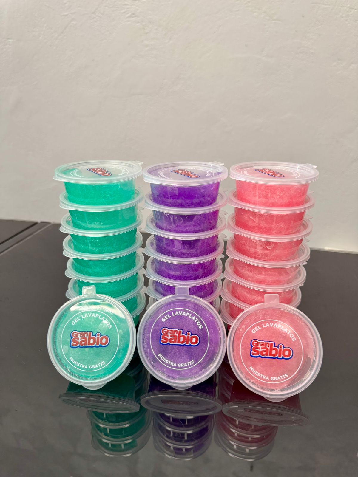 Gel Lava Platos Multicolor